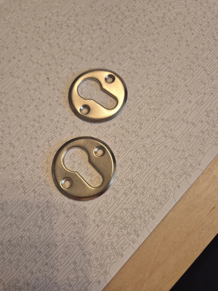 2 St. Rosetten für Profilzylinder Abdeckrosette