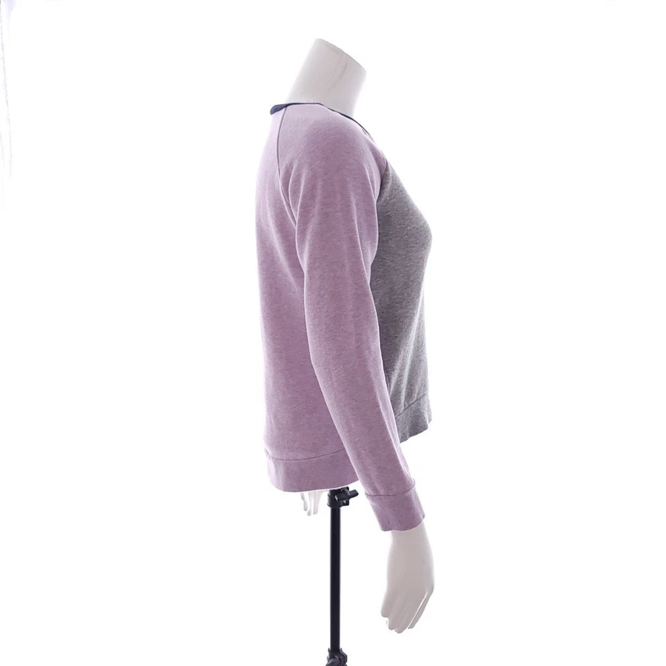 Vince. Girls Youth Size XL Gray Purple Pullover Crew Neck Sweater Shirt - Image 4 of 4