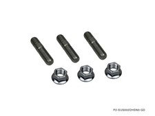 P2M  Double Head 3 PieceP2- Exhaust Stud Nut Set M10x1.25 for Exhausts Manifolds