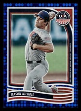 2024 Panini Stars & Stripes MASON NICHOLS BLUE /149 #169