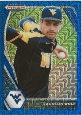 2021 Panini Prizm Jackson Wolf Blue Prizm SP RC #PDP129 