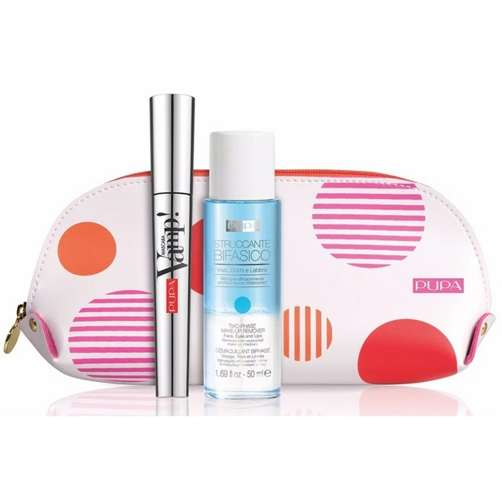 POCHETTE PUPA CON MASCARA VAMP NERO STRUCCANTE BIFASICO 50 ML