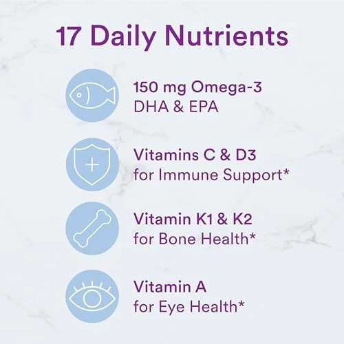 SmartyPants Gomitas de Fibra para Adultos 180 Unidades Multivitamínico Omega 3 Apoyo Digestivo Foto 4 de 4