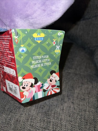 Disney Stitch Christmas Plush Peppermint Candy 12” New with tags - Picture 5 of 6