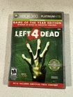 Left 4 Dead Microsoft Xbox 360 Game Of The Year Edition Best Seller Rated M