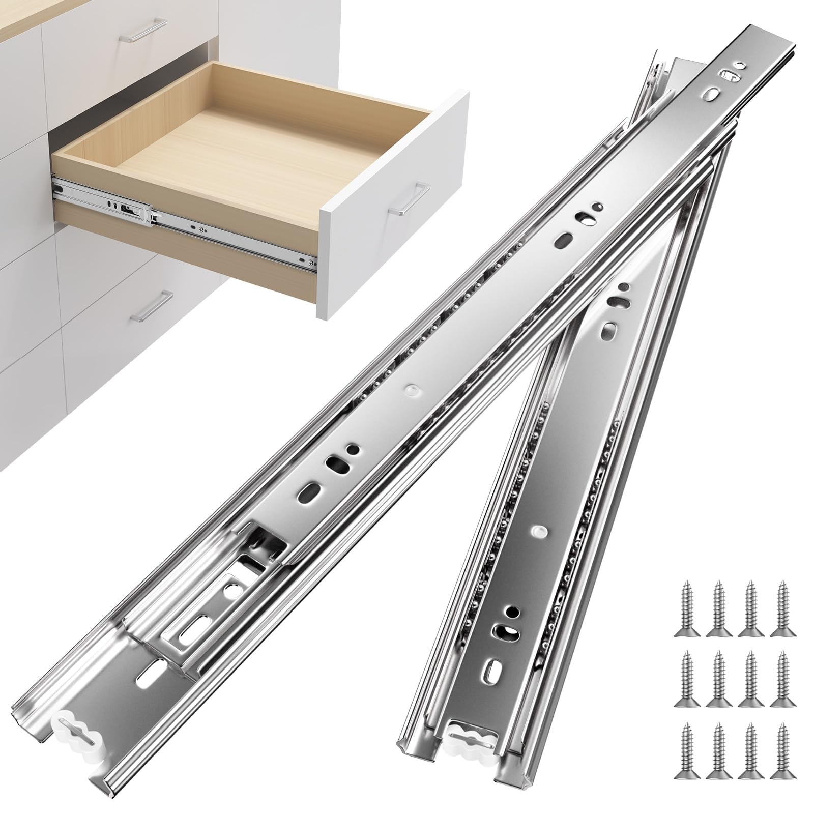 16 Inch 1 Pair Solid Bearing C...