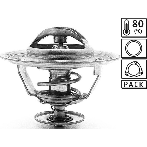 Valeo 819887 Thermostat KüHlmittel FüR BMW 6 2 5 3 2 5 7 2500 3 3 M1 E12 E28-image