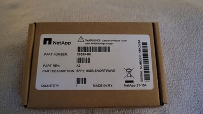 NETAPP X6589-R6 SFP+ 10GB Shortwave Transceiver Rev A2  Neu