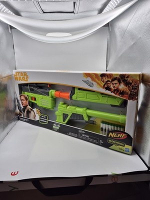 Nerf Star Wars Tobias Beckett Blaster Glowstrike 2017 Sound/Light New Sealed
