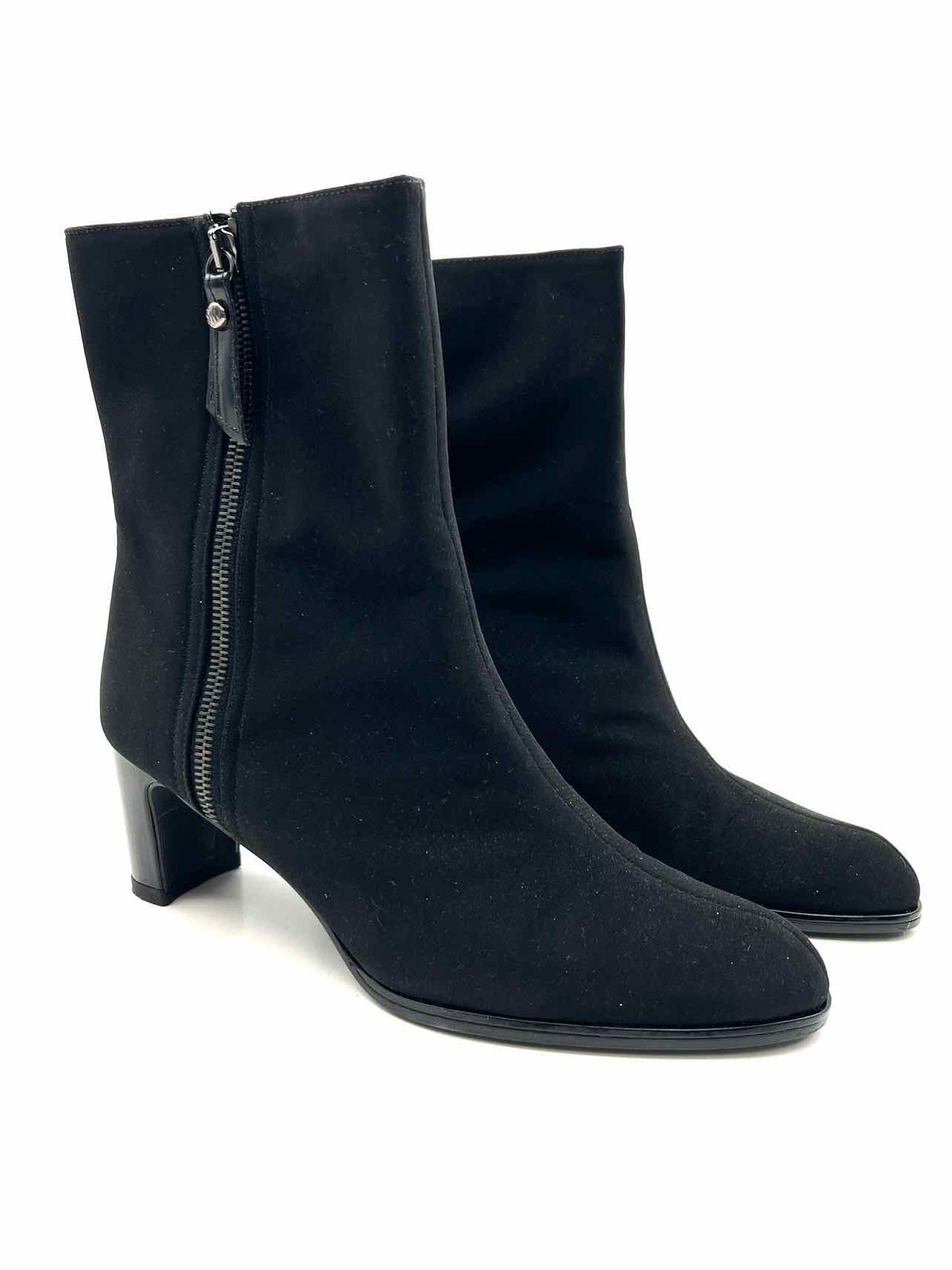 Stuart Weitzman Size 7.5 Black Solid Nylon Shoes … - image 1