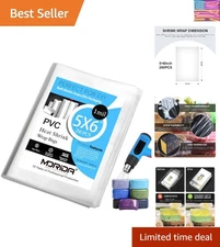 Durable 5x6 Inch Clear PVC Heat Shrink Bags - 200 Pcs for Professional Packaging