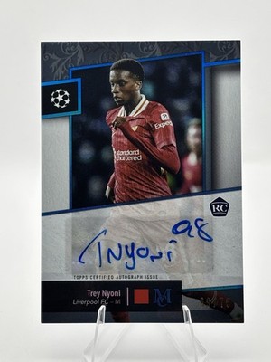 Trey Nyoni 2024-25 Topps Museum Collection UCC - Archival Autographs /75