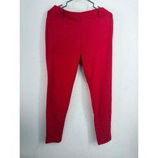 Faded Glory Red Stretch Knit Jeggings Womens XL 16-18 Pull On Skinny Leggings