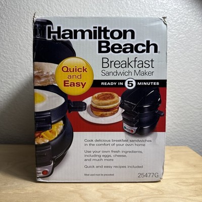 Hamilton Beach Breakfast Sandwich Maker - Black - 25477G