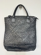 Falor Italia Woven Leather Tote Bag