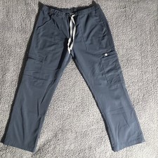 Figs Mens Technical Collection Navy Cairo Cargo Scrub Pants Size Large Short