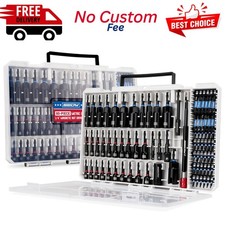 80-Piece Premium Magnetic Impact Nut Driver Set Metric  SAE with Socket Adapter