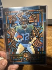 2025 Panini Mosaic Stained Glass Jumbo Travis Hunter #12 Rookie RC