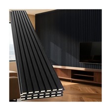 Yuzzy 4 Pack Wood Panels for Wall, 94.5" x 11" Acoustic Wood Slat Wall Panel ...