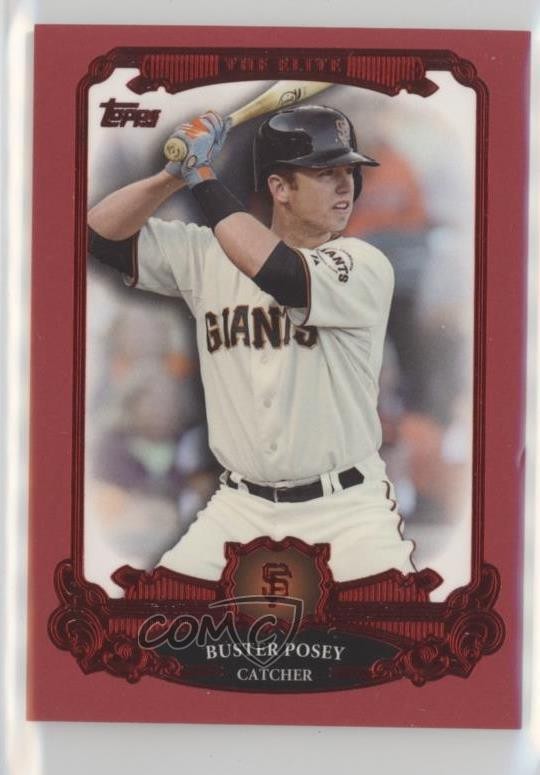 2013 Topps The Elite Red /50 Buster Posey #TE-14 0b0