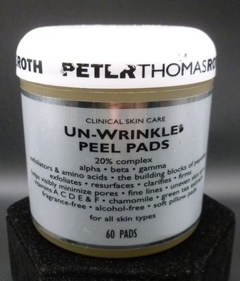 Peter Thomas Roth ~ Un-Wrinkle Peel Pads ~ 60 Pads ~ Clinical Skin Repair ~ New