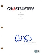 Dan Aykroyd "Ghostbusters" Signed Autograph Movie Script Screenplay Beckett COA