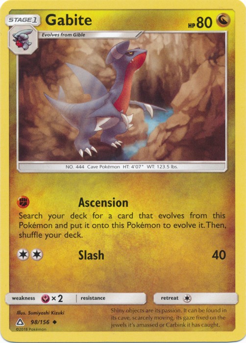 Gabite - 98/156 - Uncommon - Near Mint