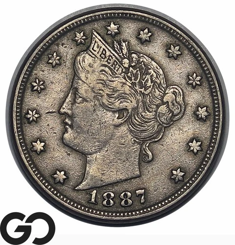 1887-P Liberty Nickel — photo from another recent sale