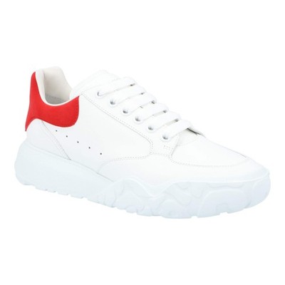 Alexander McQueen Oversized Court Trainer Damen Sneaker Weiß
