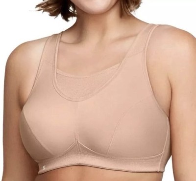 Glamorise 1066 Full Figure No-Bounce Camisole Sports Bra Wirefree 38C US 