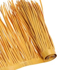 40" x 20" Artificial Palm Straw Rolls for Garden, Mixed Thatch