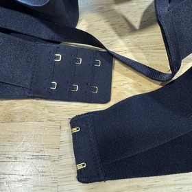 Agent Provocateur Whitney High Neck Underwired Black Bra AP4 36D Silk Straps NEW