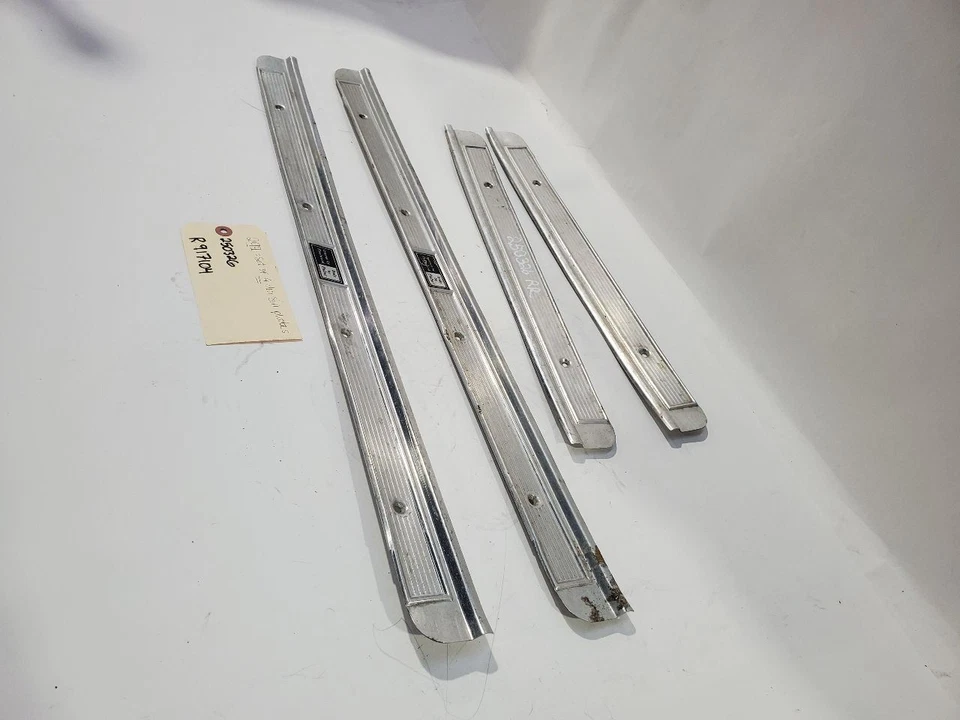 1984 Cadillac Fleetwood OEM Set Of 4 Door Sill Plates - Image 2 of 4