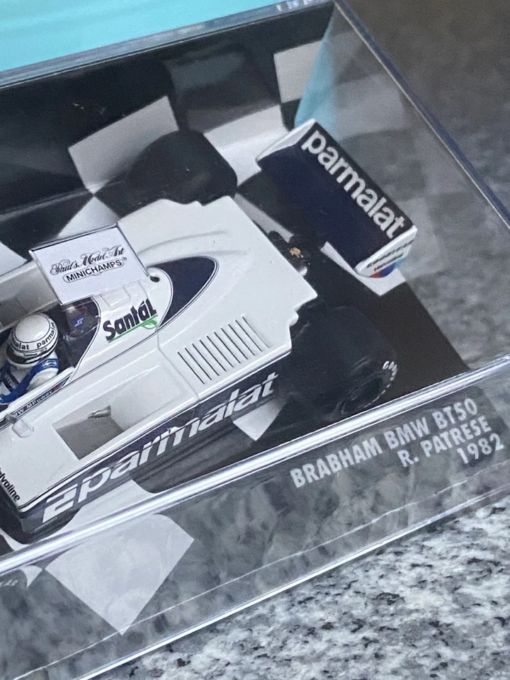 1/43 Minichamps F1 1982 Brabham BMW BT50 R. Patrese PARMALAT - Bild 3 von 4