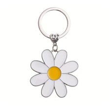 TETING GINING Colorful Daisy Flower Floral Bee Keychain for Women One Size, B