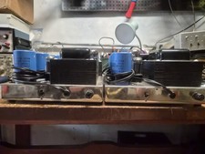 Pair (2) Quicksilver Silver KT-88 Monoblock T...