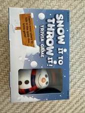 Snow it to Throw It! Trivia Game - NEW