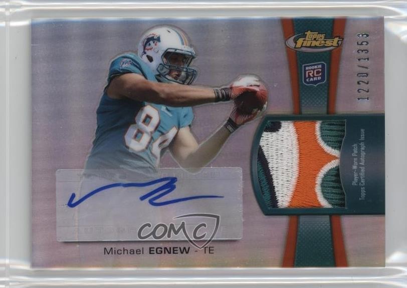 Michael Egnew Finest Rookie Autograph Patch #RAPME Base