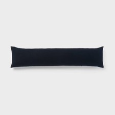 Lumbar Boucle Colorblock Decorative Throw Pillow Dark Navy Blue -