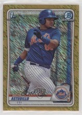 2020 Bowman Chrome Prospects Gold Shimmer Refractor 43/50 Wilfred Astudillo 9hx