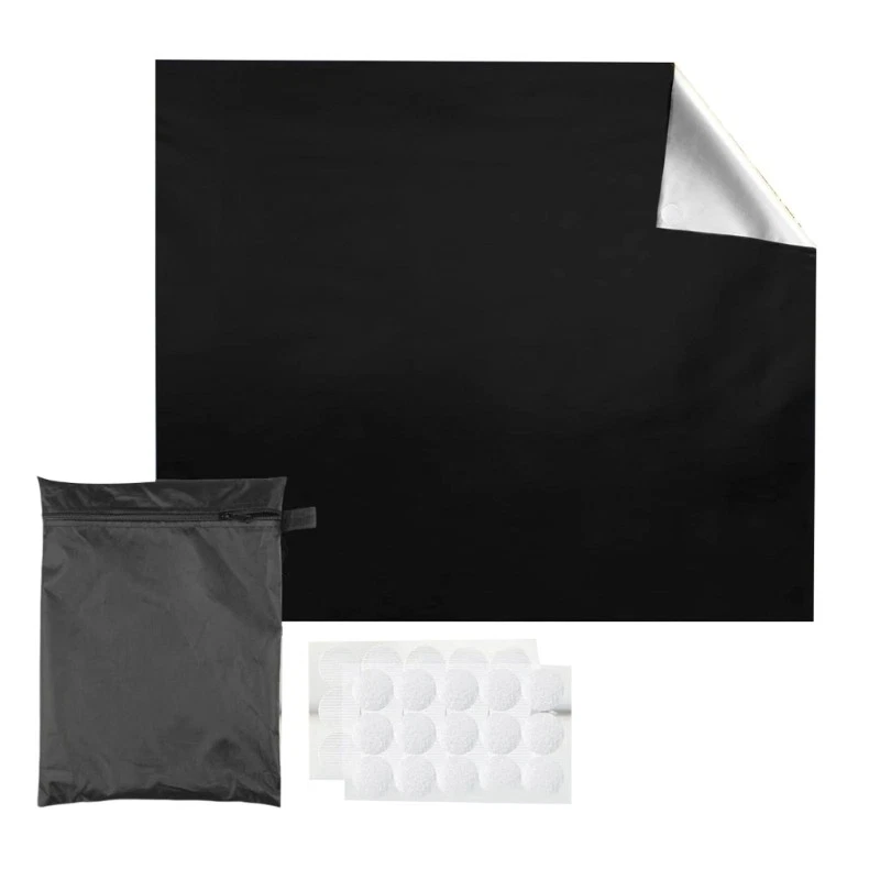 Temporary Outage Window Curtains Adjust 420D University Cloth Denial Drilling