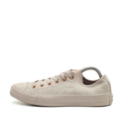 Converse Damen All Star Low Sneaker Beige Leder Niedrig Chuck Taylor EU 38