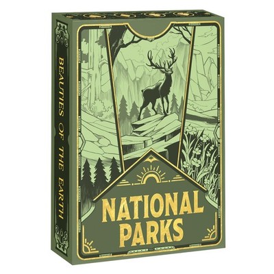 Nature Reserve National Park Playing Cards, Premium Black Core Paper Poker De...