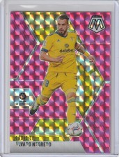 ALVARO NEGREDO 2020/21 Panini Mosaic LaLiga #46 Pink Mosaic Prizm Parallel /25