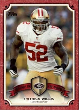 2013 Topps Legends In The Making #LMPW Patrick Willis - FB
