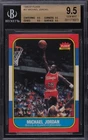 Fleer 1986-87 Michael Jordan #57 Chicago Bulls Basketball Card BGS 9.5