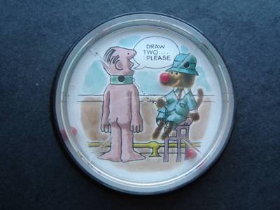 Man on Leash Held by Dog Dexterity Jiggle Puzzle Made in USA 3 3/4''