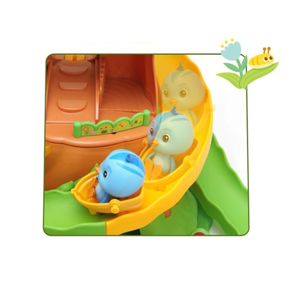 Mom Katuri Deluxe Tree Baby Bird Doll House Toy Kids Role Play 3 Figure