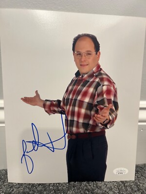 Jason Alexander signed JSA COA 8x10 Jerry Seinfeld Show psa