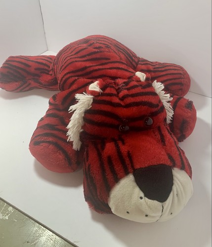 red tiger stuffed animal